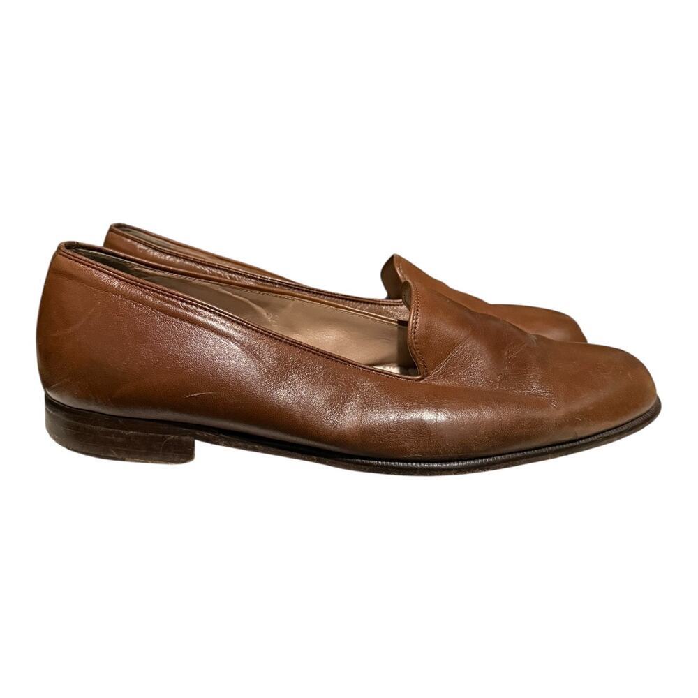 Bostonian Florentine Men’s Italian Leather Loafer Size 11 M Cognac Brown - Picture 7 of 10